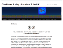 Tablet Screenshot of fraserclan.net